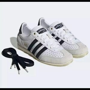 adidas Japan White and Black Athletic Shoes